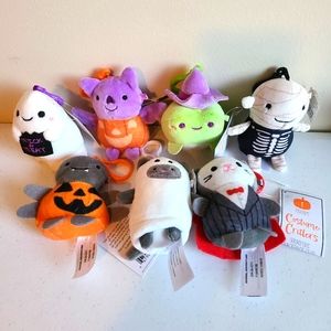 Halloween plush keychains